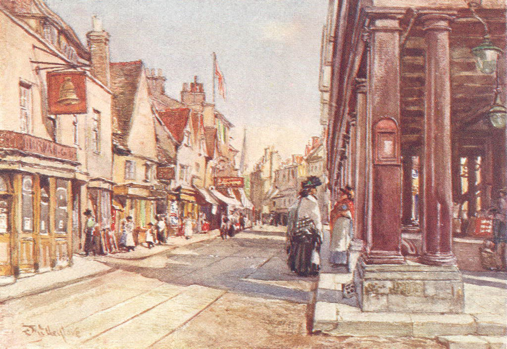 LONDON. Uxbridge 1907 old antique vintage print picture